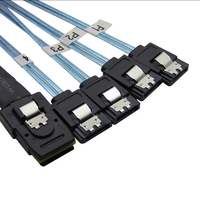 Câble adaptateur MINI SAS36PSFF-8087 vers 4SATA pour carte graphique serveur et disque dur
