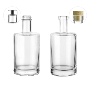 Bottiglie in Vetro per <span class=keywords><strong>Gin</strong></span>, Tequila e Whisky 500ml/700ml con Serigrafia e Tappo in Sughero, Set all'Ingrosso in Vetro Extra Trasparente - Product Image 2