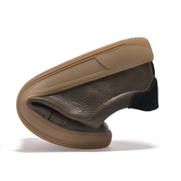 Chaussures de skate décontractées en cuir véritable pour hommes 2026 – Baskets confortables pour la marche quotidienne – Vente en gros