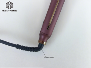 Plancha de pelo de hierro plana de titanio portátil profesional, pantalla LCD, <span class=keywords><strong>planchas</strong></span> eléctricas para alisar el cabello para el hogar, 1 año - Product Image 4