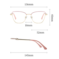 Lunettes de vue œil de chat 2025 pour femmes, monture classique anti-lumière bleue, design spécial, charnières flexibles, montures optiques