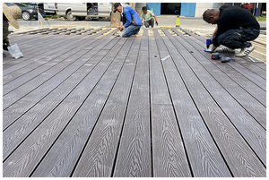 <span class=keywords><strong>WPC</strong></span> decking tái chế ngoài trời không thấm nước hồ bơi vườn Patio hồ bơi gỗ composite decking tầng - Product Image 5