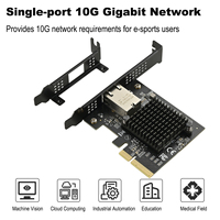 Carte réseau IOCREST interne 10 Gbps AQC113 PCI Express X4 à port unique RJ45 certifiée FCC Ethernet filaire LAN Win10/11