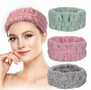 Mode large bandeaux lavage visage maquillage bandes de cheveux accessoires en gros femmes mignon Spa <span class=keywords><strong>bandeau</strong></span> - Product Image 1
