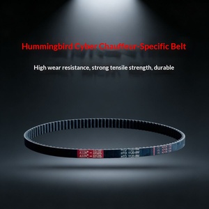 Correa de Repuesto Negra de Alta Resistencia y Resistencia al Desgaste para Vehículos Eléctricos Plegables Hummingbird Cyber Belt Special 1120-8M - Product Image 5