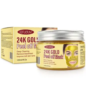 सेफड्यून विरोधी झुर्रिले स्पा गहरी सफाई के लिए ब्लैकहेड मॉइस्चराइजिंग सुस्त त्वचा टोन 24k सोने के चेहरे के छिलके