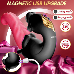 Estimulador <span class=keywords><strong>de</strong></span> Clítoris y Punto G, Juguetes Sexuales para Mujeres, Vibrador <span class=keywords><strong>de</strong></span> Lengua, Juguetes Eróticos para Adultos - Product Image 4