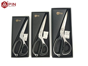 Pin-7250 thép không gỉ Nhật Bản nhẹ thợ may kéo, siêu chất lượng may kéo, dễ dàng để cắt 128 lớp vải - Product Image 6