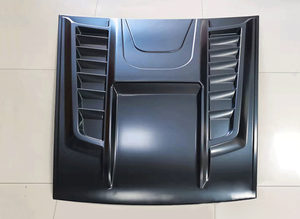 Cubierta de cuchara de capó negro mate de alta calidad para Dmax 2020 up Accesorio de coche Protección de capó - Product Image 2