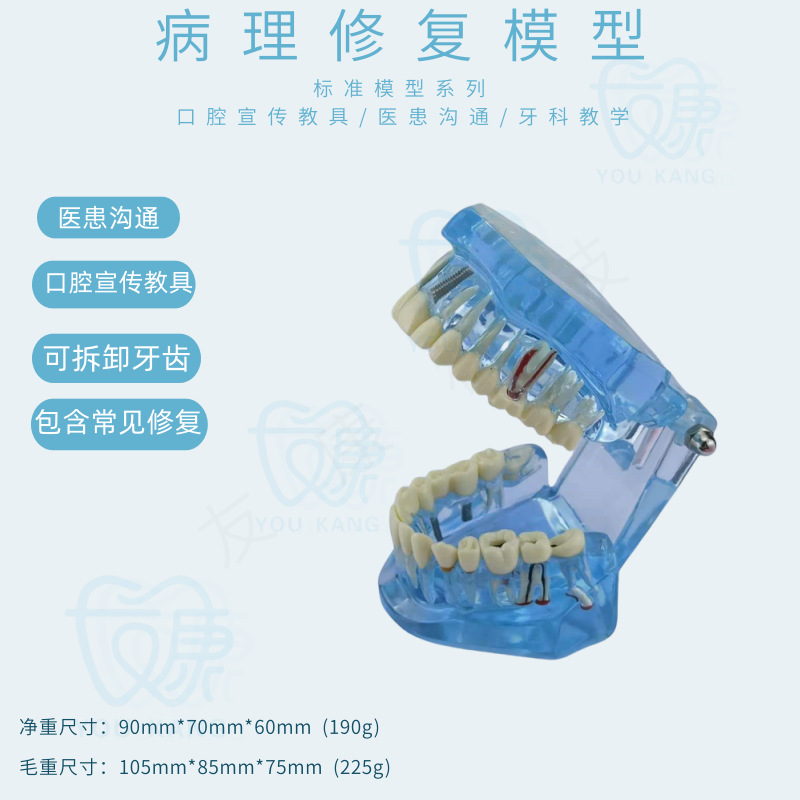 Pathological repair blue section