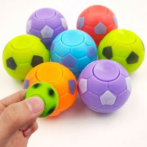 Spinner de Dedo con Diseño de Balón de Fútbol, Personalizable, Estilo Estudiantil, Juguete Antiestrés en Cápsula, Creativo - Product Image 1