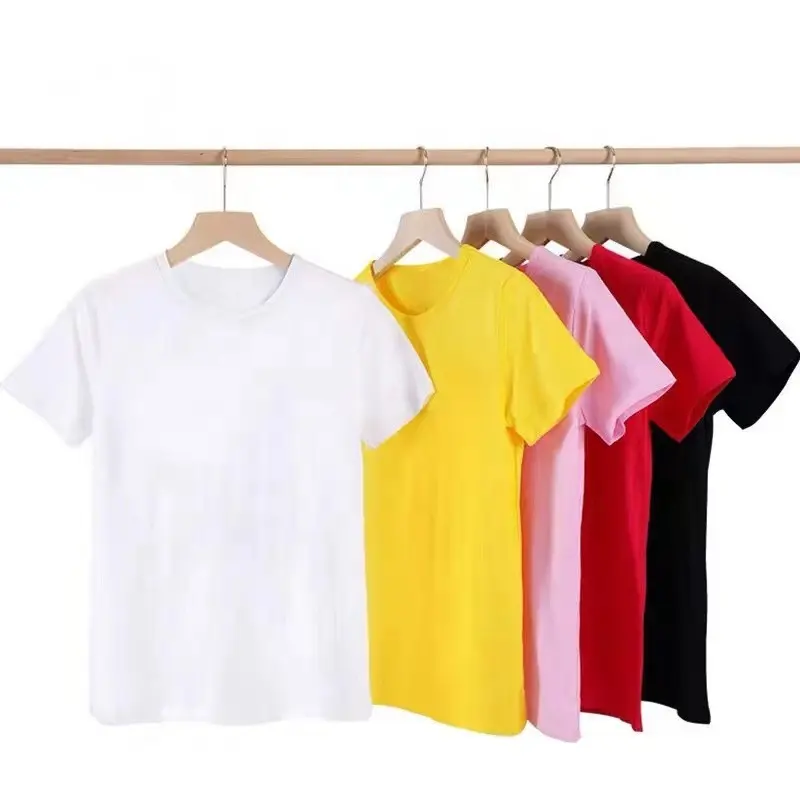 Kaus anak laki-laki katun murni musim panas kaus anak-anak kaus ukuran besar seragam sekolah 220gsm kaus kustom