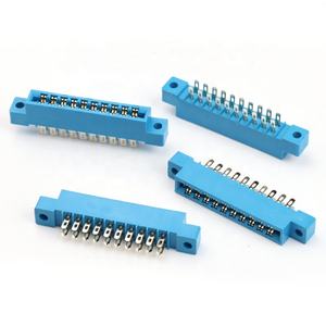 3.96mm Pitch Card <b>Edge</b> Connector 20pins 805 Series PCB Mount Slot Solder Double Row 2*10pin Card <b>Edge</b> Female Connectors - Product Image 2