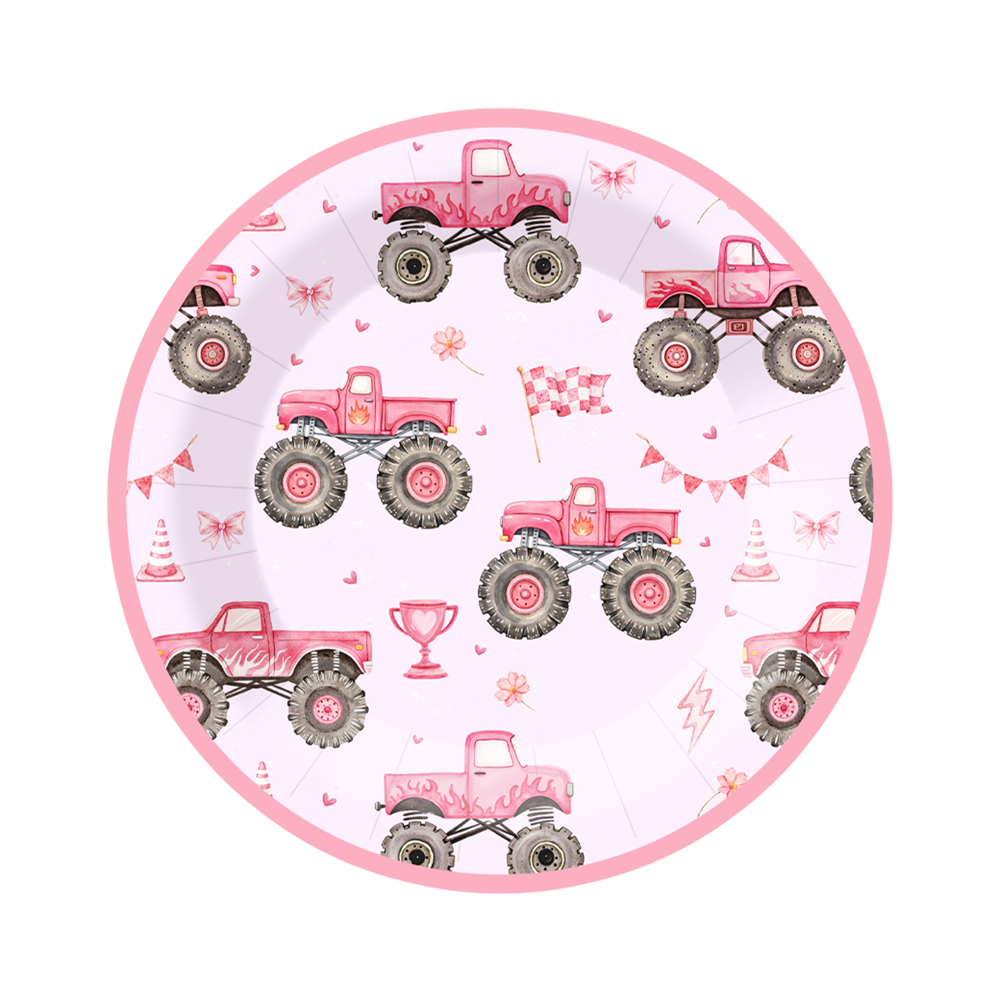 Plato de papel de 9 pulgadas * 8 piezas