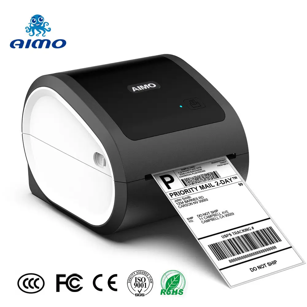 AIMO New Product 6XL thermal barcode label printer shipping label printer 4x6 bluetooth thermal label printer