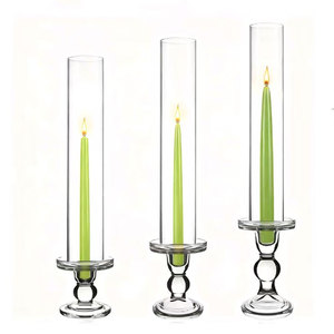 3 Pcs Glass <strong>Candle</strong> <strong>Holder</strong> with Tube Candelabra Tabletop Centerpieces Wedding Decoration Home Party Decoration <strong>Candle</strong> <strong>Holder</strong> - Product Image 1