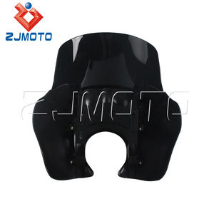 Parabrisas de Motocicleta de 12 Pulgadas con Soporte Baja LP6 para Harley Dyna Low Rider/<span class=keywords><strong>Fat</strong></span> <span class=keywords><strong>Bob</strong></span>/Street <span class=keywords><strong>Bob</strong></span> <span class=keywords><strong>2006</strong></span>-2017, Fácil Instalación - Product Image 3