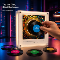 Cadre musical NFC créatif en acrylique, style Bluetooth, plaque de chanson personnalisée, décoration d'intérieur – Meilleures ventes