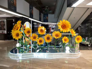 Tournesols géants imperméables personnalisés pour mariage, artificiels, en EVA, pour arrangements floraux, événements, décoration extérieure - Product Image 2