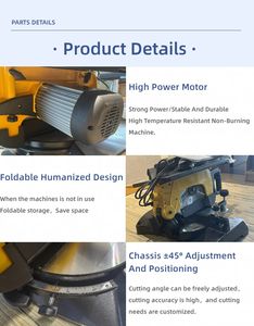 <span class=keywords><strong>Scie</strong></span> <span class=keywords><strong>à</strong></span> onglets électrique 1600W 220V 305mm 12 pouces petites scies électriques de coupe d'aluminium/bois - Product Image 5