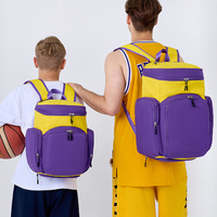 Sac à dos de basketball imperméable avec logo personnalisé - Style équipe sportive, tissu Oxford, ceinture à coussin d'air, design unisexe tendance