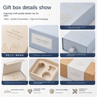 Boîtes d'emballage personnalisées imprimées pour les ensembles cadeaux de pierres diffuseuses à usage quotidien, boîtes de vente au détail minimalistes en papier kraft couché