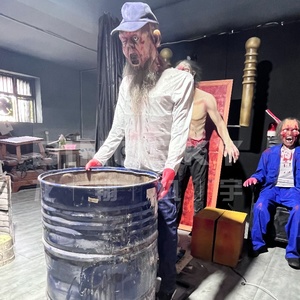 Dinosky Casa Embrujada: Modelo Animado de Animal Animatrónico para <span class=keywords><strong>Escape</strong></span> <span class=keywords><strong>Room</strong></span> de Terror, Diseño de Casa Embrujada, Parque Temático y Parque de Atracciones - Product Image 2