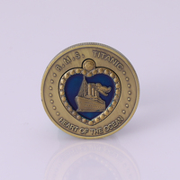 Astilla antigua de doble cara colección 3D Metal redondo conmemorativo venta y compra de monedas de bronce antiguas raras