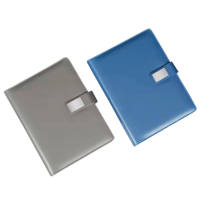 Carnet de notes A5 de luxe, classeur à anneaux rechargeable, organiseur en cuir avec boucle métallique pour le bureau et les affaires