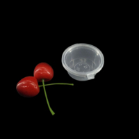 Couvercle de gobelet à sauce en PP biodégradable personnalisé de 50 mm pour restaurant moderne, conteneur alimentaire transparent à emporter Xinxin
