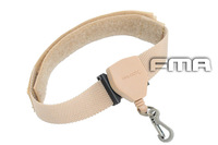 Lanière de fixation tactique FMA pour casque, système de fixation amélioré, fonction de protection, couleur BK DE TB720-TB721