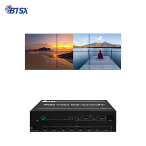 Contrôleur de mur vidéo 4K60 2x2, processeur vidéo à épissure transparente avec <span class=keywords><strong>2</strong></span> entrées <span class=keywords><strong>HDMI</strong></span> DP et 6 sorties <span class=keywords><strong>HDMI</strong></span> - Product Image 2