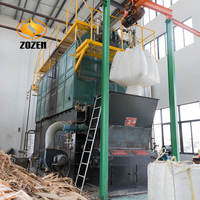 Chaudière à vapeur à granulés de bois de sciure de bois au charbon de bois biomasse industrielle de marque ZOZEN pour l'usine textile