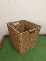 Panier de rangement rectangulaire vintage de luxe, fourni directement par l'usine chinoise, durable, écologique, de qualité alimentaire, organisateur, OEM accepté