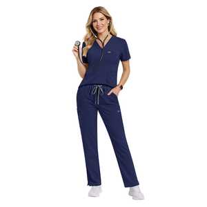 Divisa Medica Personalizzata per Donne, Traspirante, Elasticizzata in 4 Direzioni, Uniforme da Infermiera, Supporto OEM, Set Ospedaliero Premium Durevole - Product Image 2