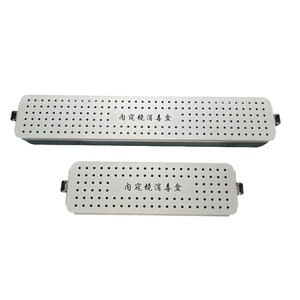 FY Handmatige Laparoscopische Desinfectiebox Aluminium Sterilisatiebak ISO Gecertificeerd Klasse I 270*84*42mm voor Ziekenhuisgebruik - Product Image 1