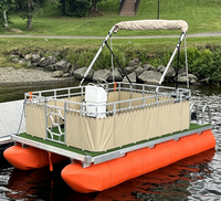 Dock flottant modulaire résistant aux UV avec kit complet de matériel pour Finger Dock destiné aux installateurs de docks dans les lacs d'eau douce