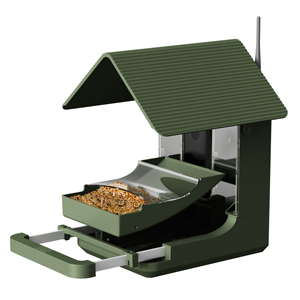 Mangeoire à oiseaux intelligente 4K pour jardin extérieur avec caméra AI Identifier les espèces d'oiseaux Caméra d'observation d'oiseaux à capture automatique - Product Image 1