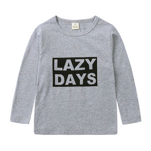 Großhandel 1-4 Jahre Kleinkind Kleidung Baumwolle Baby Kleidung Kinder Jungen Mädchen T-Shirts Langarm Tops - Product Image 2