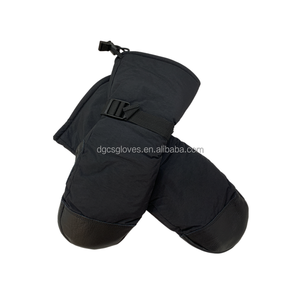 Großhandel Winter Ski Fäustlinge Wasser abweisende Premium Leder handschuhe Wind dichte <span class=keywords><strong>3M</strong></span> Wärmedämmung Baumwolle Warme Handschuhe - Product Image 6