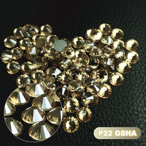 Bán Hàng Trực Tiếp Ss3 10 12 16 20 30 Bạc Cơ Sở Kim Cương Hình Gsha Thủy Tinh Thạch Flatback Không Hotfix Thạch DIY Thủ Công Mỹ Nghệ - Product Image 2
