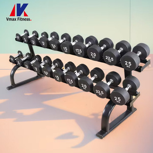 Haltères <span class=keywords><strong>de</strong></span> <span class=keywords><strong>musculation</strong></span> commerciaux 5-110 LB (20 KG) pour salle <span class=keywords><strong>de</strong></span> sport, haltères en caoutchouc ronds pour <span class=keywords><strong>fitness</strong></span> et <span class=keywords><strong>musculation</strong></span> - Product Image 1