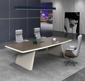 Factory Wholesale Solid Wood Conference Room <b>Table</b> Office Furniture Big Size Conference <b>Table</b> - Product Image 3