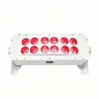 Lampes de scène RGBWA UV, barre lumineuse 6 en 1 avec batterie, projecteur portable DMX, éclairage pour mariage et fête