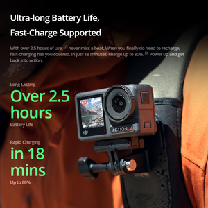 Osmo Action 4 Standard Combo DJI Action 4 160 <span class=keywords><strong>minutos</strong></span> <span class=keywords><strong>de</strong></span> duración <span class=keywords><strong>de</strong></span> la batería 4K/120fps Cámara <span class=keywords><strong>de</strong></span> acción con Super-Wide FOV en stock - Product Image 6