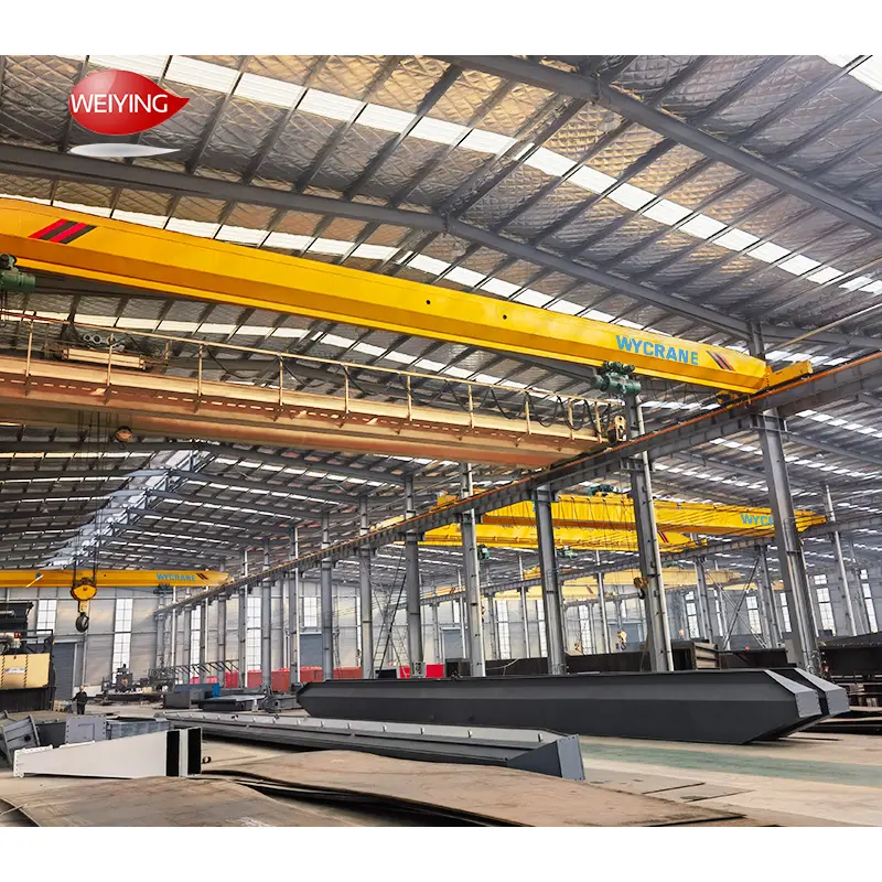 Indoor 5 ton 10ton 15ton Lifting bus bar system hoists travel electric overhead EOT crane with weight limiter