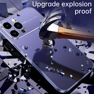 Thiết Kế Mới Kính Cửa Sổ Lớn Ống Kính Bảo Vệ Phun Dầu TPU PC Trường Hợp Điện Thoại Cho 13 14 15 Pro Max Máy Ảnh Ống Kính Bảo Vệ Bìa - Product Image 6