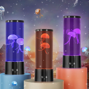 Meduse Desktop lampada 17 <span class=keywords><strong>colore</strong></span> pappa pappa lampade atmosfera LED luce notturna per bambini ragazzi ragazze adulti - Product Image 3