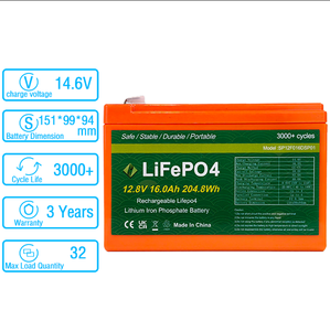 EBAK sistem surya, penyimpanan energi rumah stasiun daya sel Lithium besi fosfat 12.8V 16ah paket baterai Ion Lithium - Product Image 1