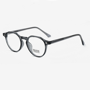 K9158 Fashion High Quality Classic Retro TR90 Round Framen Eyewear for Women Men Multi-color Anti-blue Light Optical <b>Frames</b> - Product Image 3